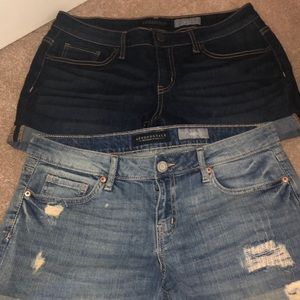 Two pair midi shorts